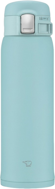 ZOJIRUSHI 象印 不鏽鋼超輕彈蓋式真空保溫杯 SM-SF48, 天空藍, 1個, 480ml