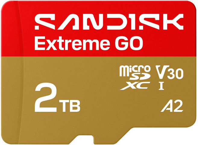SanDisk 晟碟 Extreme GO microSD 記憶卡 SDSQXGN-2T00-GN6MN, 1個, 2TB