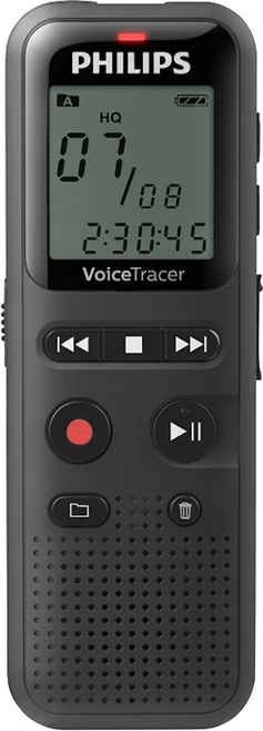 PHILIPS 飛利浦智能錄音筆, 黑色, DVT1160