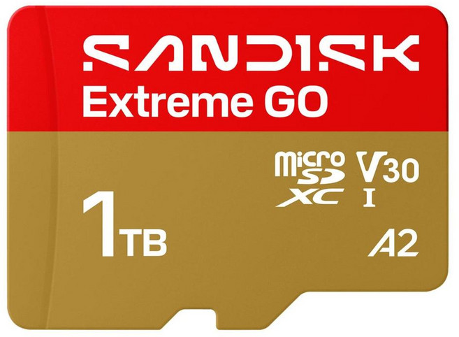 SanDisk 晟碟 Extreme GO microSD 記憶卡 SDSQXGN-1T00-GN6MN, 1個, 1TB