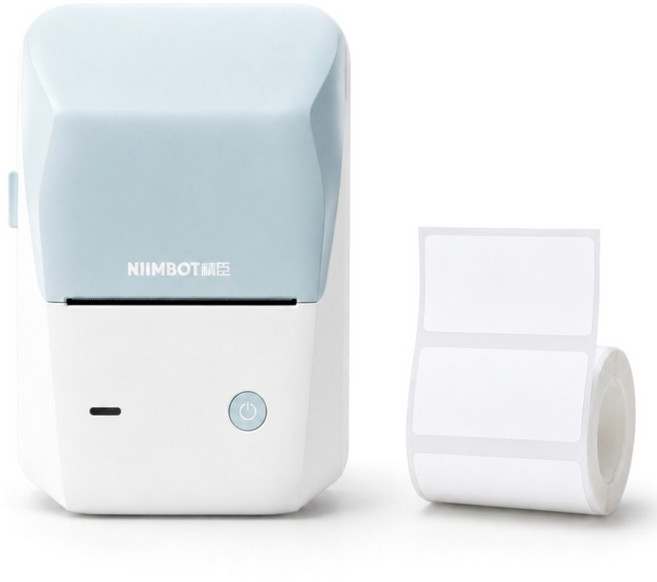 NIIMBOT 標籤機 附標籤紙 B1PRO, 天青色, 1個
