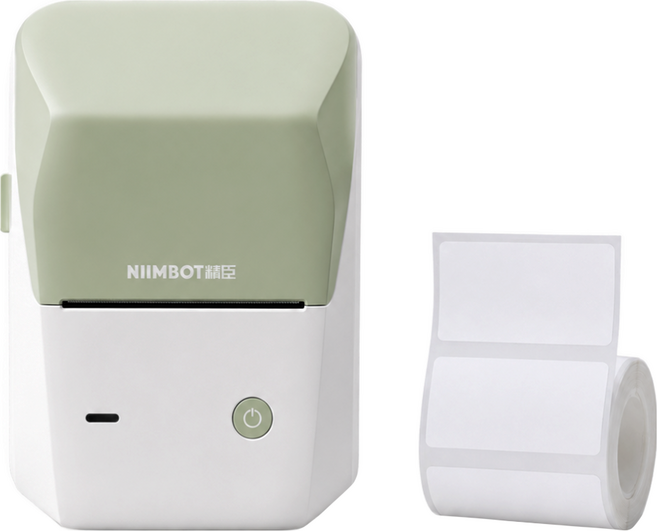 NIIMBOT 標籤機 附標籤紙 B1PRO, 艾綠色, 1個