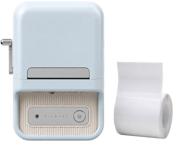 NIIMBOT 標籤機 附標籤紙 B21 Pro, 清淺藍, 1個