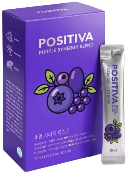 포지티바 퍼플 시너지 블렌드, 14개, 15ml