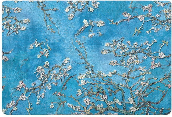 SANGSANG HOO 廚房設計地墊, 梵谷 杏花