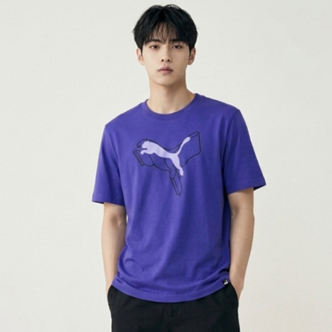 PUMA 男款 ESS+ Logo 裹身T恤