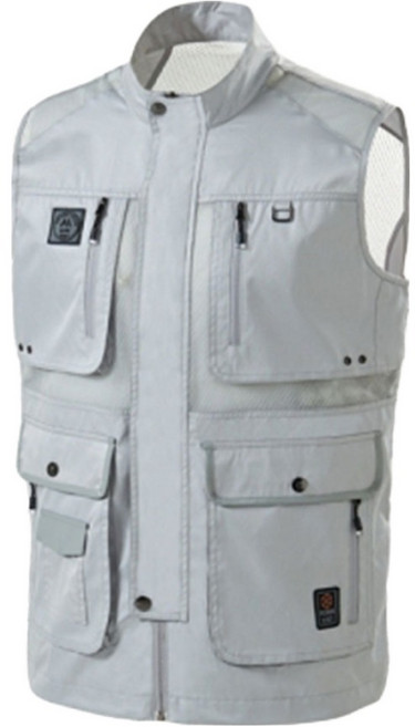 MARK Apparel 工作服 皮革拼接背心 MK-583