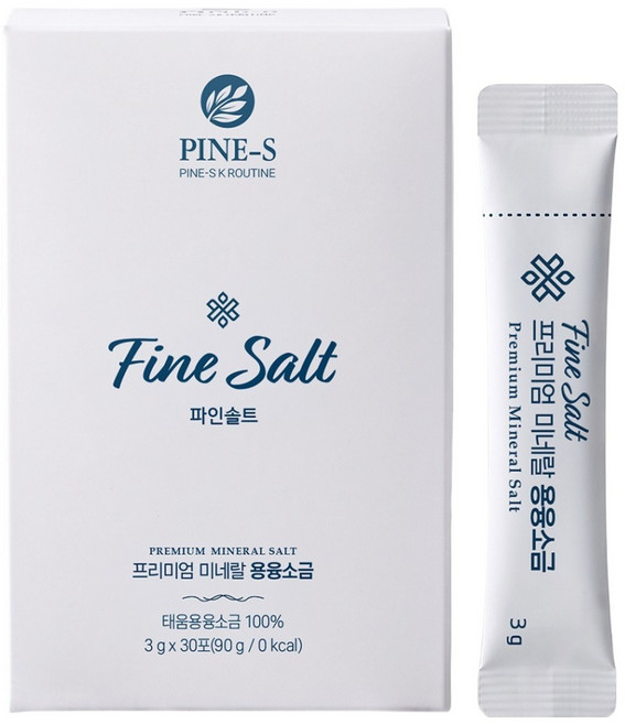 파인스코리아 파인 솔트 프리미엄 미네랄 용융소금 30포, 90g, 1개