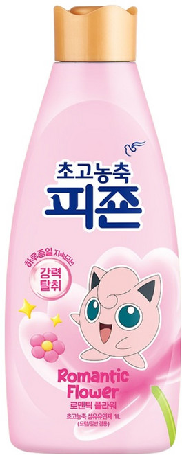 피죤 초고농축 오리지널 섬유유연제 로맨틱플라워 본품, 1개, 1L