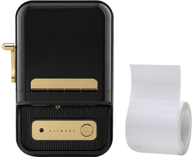 NIIMBOT 標籤機 附標籤紙 B21 Pro, 黑色, 1個