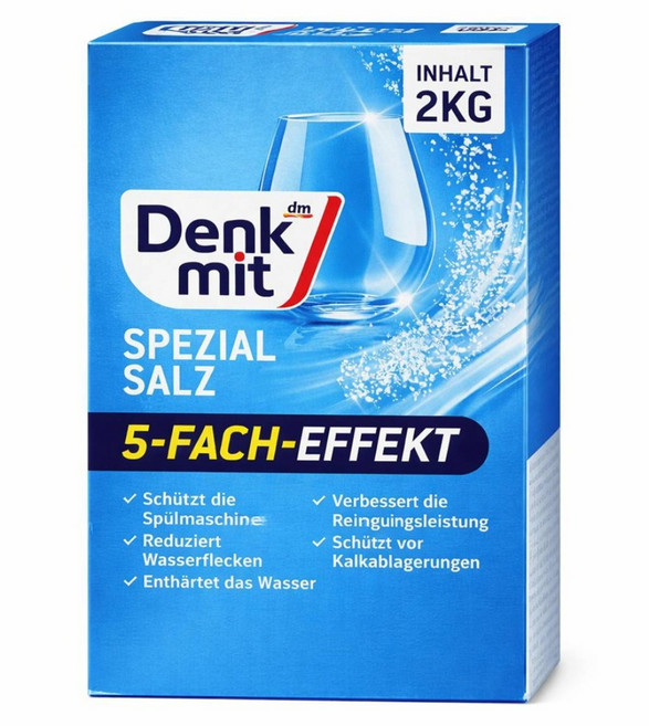 dm Denk mit 洗碗機軟化鹽, 2kg, 1個