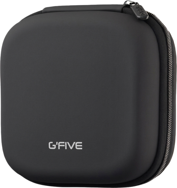 G'FIVE 基伍 多功能皮革質感硬殼收納包, 黑色, 1個, 單一商品