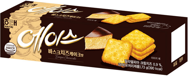 해태에이스 바스크 치즈케이크, 73g, 1개