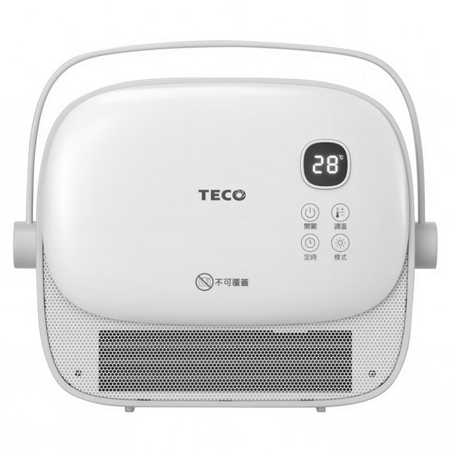 TECO 東元 石墨烯陶瓷電暖器, 白色, XYFYN3007CBW
