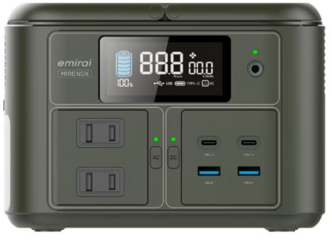 emirai MIRENEX 儲能小瓦力PRO 60000mah, 軍綠色, NEX430