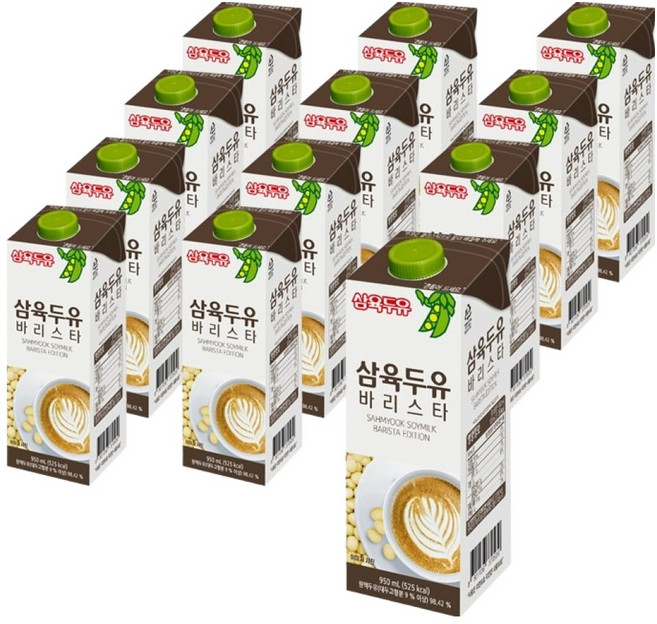 10위 - 삼육두유 바리스타 두유, 12개, 950ml