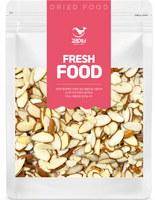 고래거너 아몬드 슬라이스, 1kg, 1개