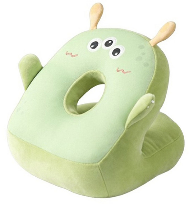 LAMINA 冬夏兩用趴睡午安枕, 萌萌怪綠