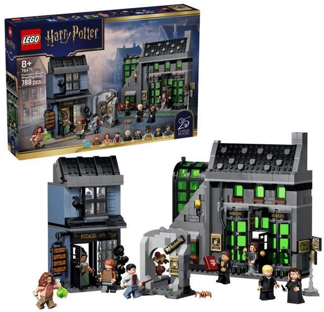 LEGO 76471 哈利波特 夜行巷魔法商店 Knockturn AlleyTM Wizarding Shops, 1個