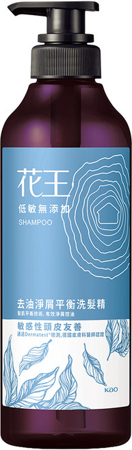 Kao 花王 低敏無添加去油淨屑平衡洗髮精 500ml, 1件
