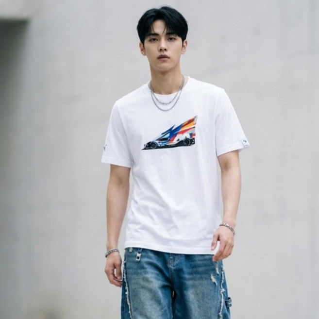PUMA 男款 BMW M Motorsport 圖案 T 恤