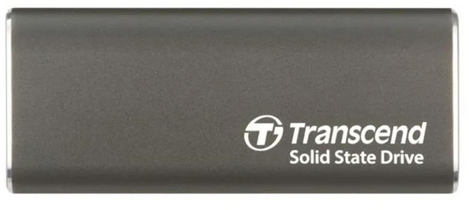 Transcend 創見ESD265C USB3.1/Type C 雙介面外接SSD行動固態硬碟 TS1TESD265C, 玄鐵灰, 1TB