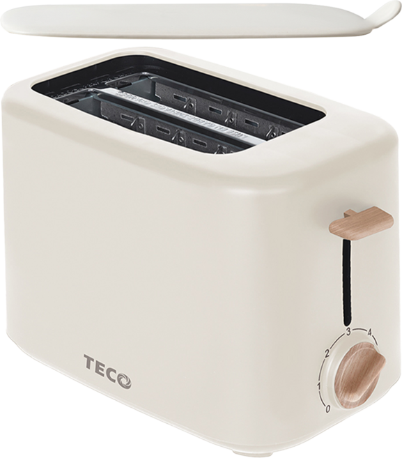 TECO 東元 厚片烤麵包機 附防塵蓋 米白色, XYFYA1001W