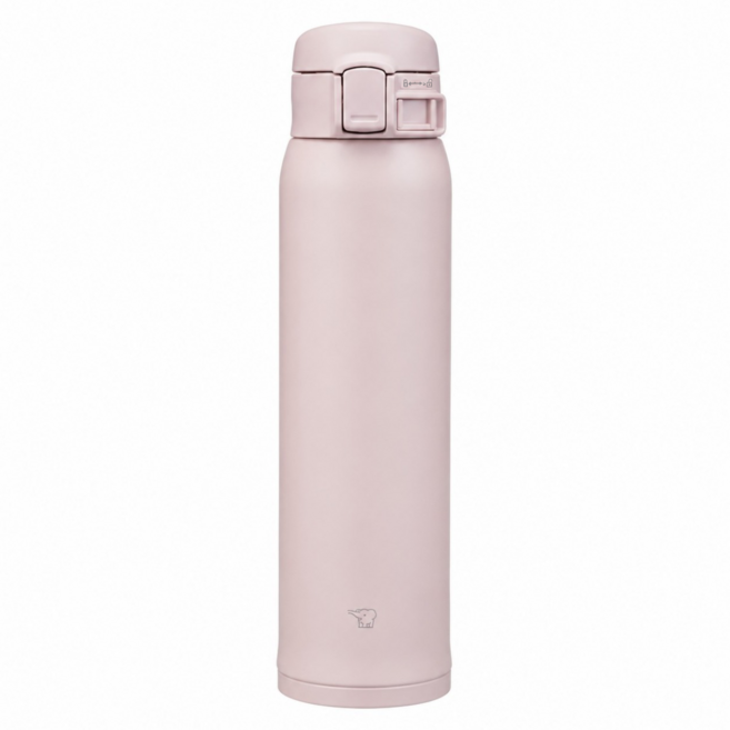 ZOJIRUSHI 象印 彈開式不鏽鋼保溫瓶 SM-SK60EMD, 玫瑰粉, 1個, 600ml