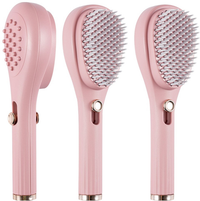 아케이바이 머리카락 제거 매직 헤어 브러쉬, 3개, 핑크