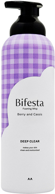 Bifesta 碧菲絲特 極淨碳酸泡洗顏 莓果香, 200g, 1個