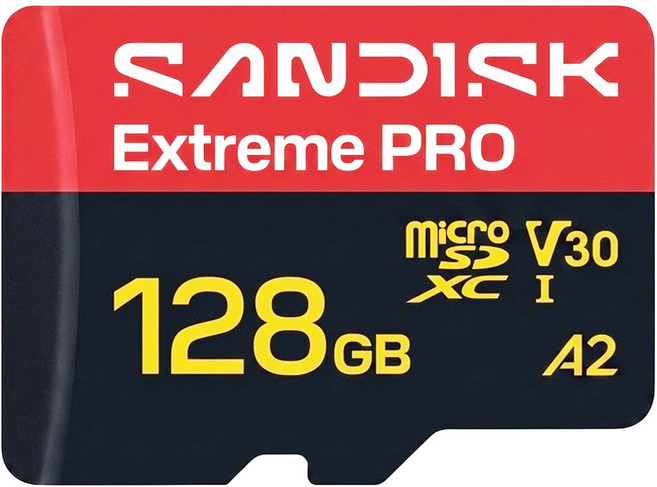 SanDisk 晟碟 Extreme PRO microSD UHS-I 記憶卡 SDSQXCJ-128G-GS6MA, 1個, 128GB