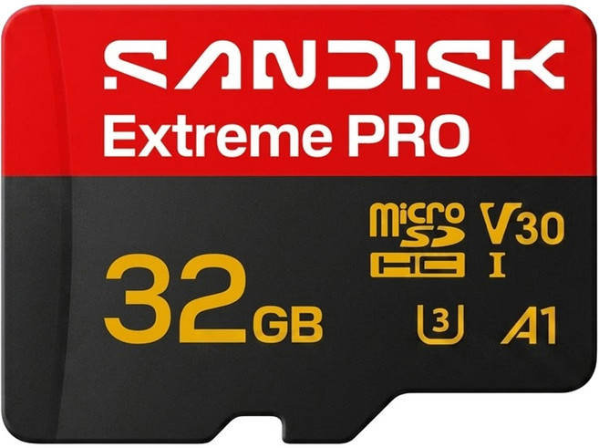 SanDisk 晟碟 Extreme PRO microSD UHS-I 記憶卡 SDSQXCO-032G-GS6MA, 1個, 32GB