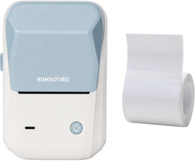 NIIMBOT 標籤機 附標籤紙 B1, 天青色, 1個