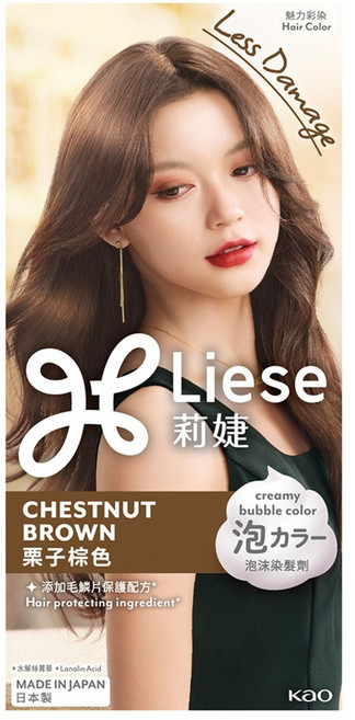 Liese 莉婕 泡沫染髮劑, 栗子棕色, 1個