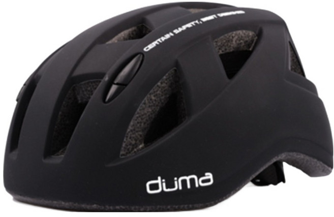 duma Rookie 自行車滑板車安全帽, 霧面黑, 1個