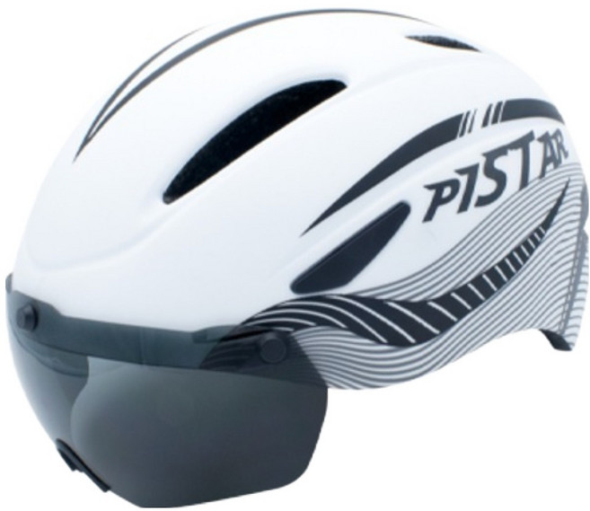 duma Pista 滑板車 自行車護目鏡 安全帽, 白色, 1個