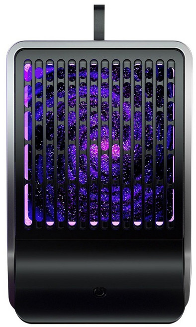 Seekis USB充電式電擊式滅蚊燈 可掛墻智能UV誘蚊 黑色, AVDD