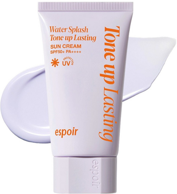 espoir 艾絲珀 水感潤色持久防曬霜 SPF50+ PA++++, 1個, 50ml