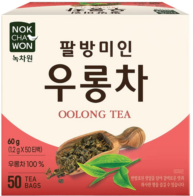 녹차원 팔방미인 우롱차, 1.2g, 1개, 50개입