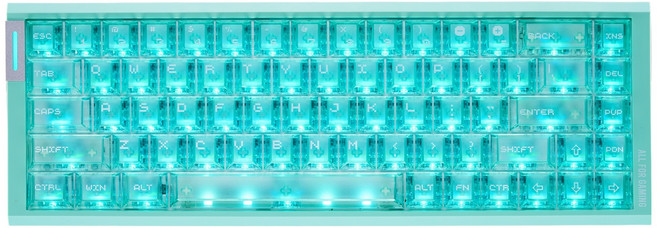 ATK 艾泰克 Rapid Trigger 8K 有線磁軸鍵盤, 湖水綠, RS6 Air, 冰刃軸