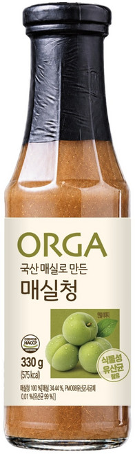 올가홀푸드 국산 매실로 만든 매실청, 330g, 1개