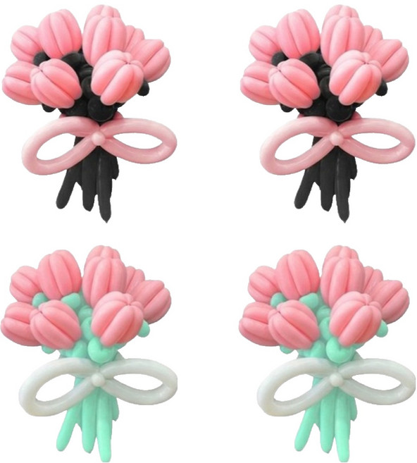 TODAY LIVING 氣球花束 R89143, 黑粉色, 綠粉色(R89143A), 1個
