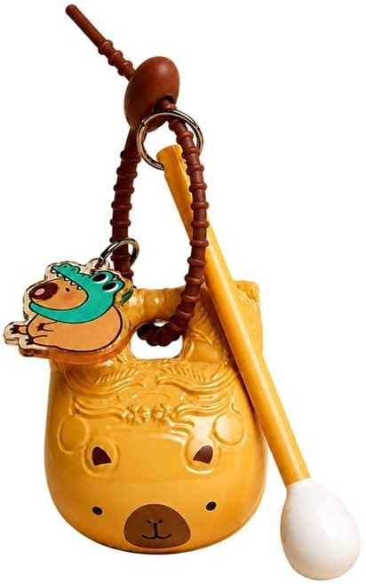 JOW BUY 蕉蕉購物 可愛水豚君敲敲木魚, 混色, 1個