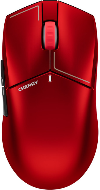 CHERRY 8K 폴링레이트 지원 게이밍 유무선 마우스, 레드, MW5500