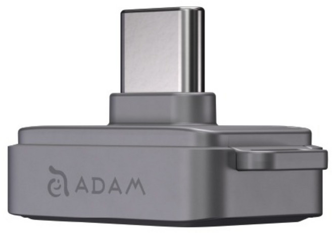 ADAM elements 亞果元素 USB-C 超微型指紋加密SSD 灰色, iKlips S, 256GB