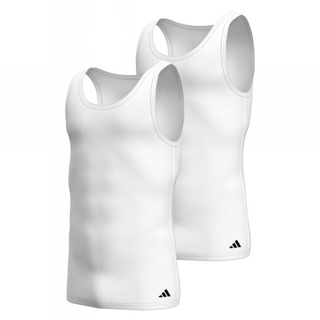 adidas 愛迪達 無袖背心2件組 4AM018-100