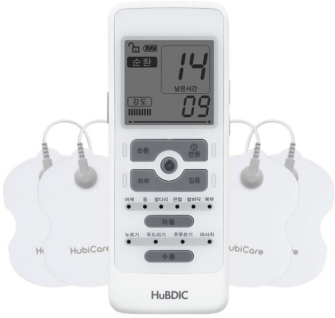 휴비딕 웨이브펄스 어드밴스 개인용 저주파 마사지기, 화이트, HMB-1000A