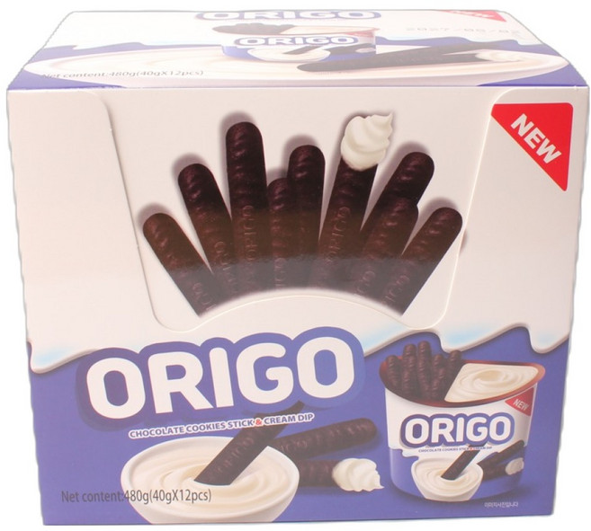 오리고 화이트 초코스틱, 1개, 480g