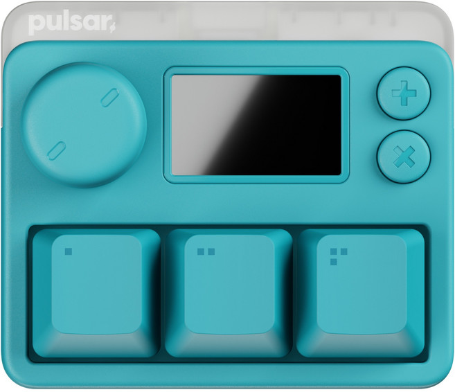 pulsar XPAD Mini 遊戲數字鍵盤, 磁軸(磁鐵軸), PLXPM101, 綠松石