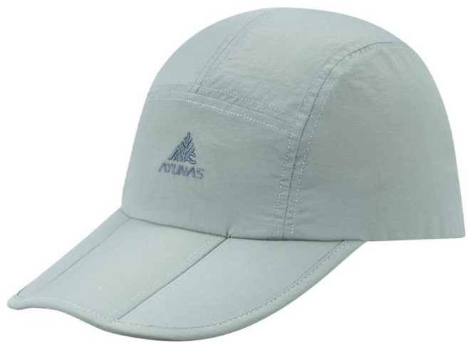 ATUNAS 歐都納 透氣摺疊便帽 A1AHHH10N, 灰卡色